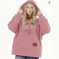 PawPocket sherpa pet pouch hoodie with built-in kangaroo pocket for cats and small dogs